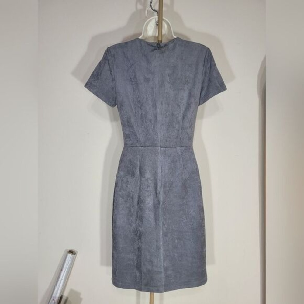 41 Hawthorn Sheath Dress W/ S Gray Faux Suede WGK70419 LN/NWOT - Picture 2 of 9